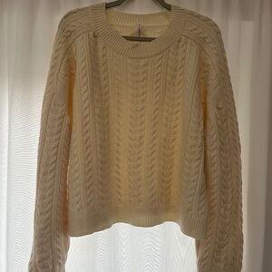 Merino Wool Cable Knit sweater